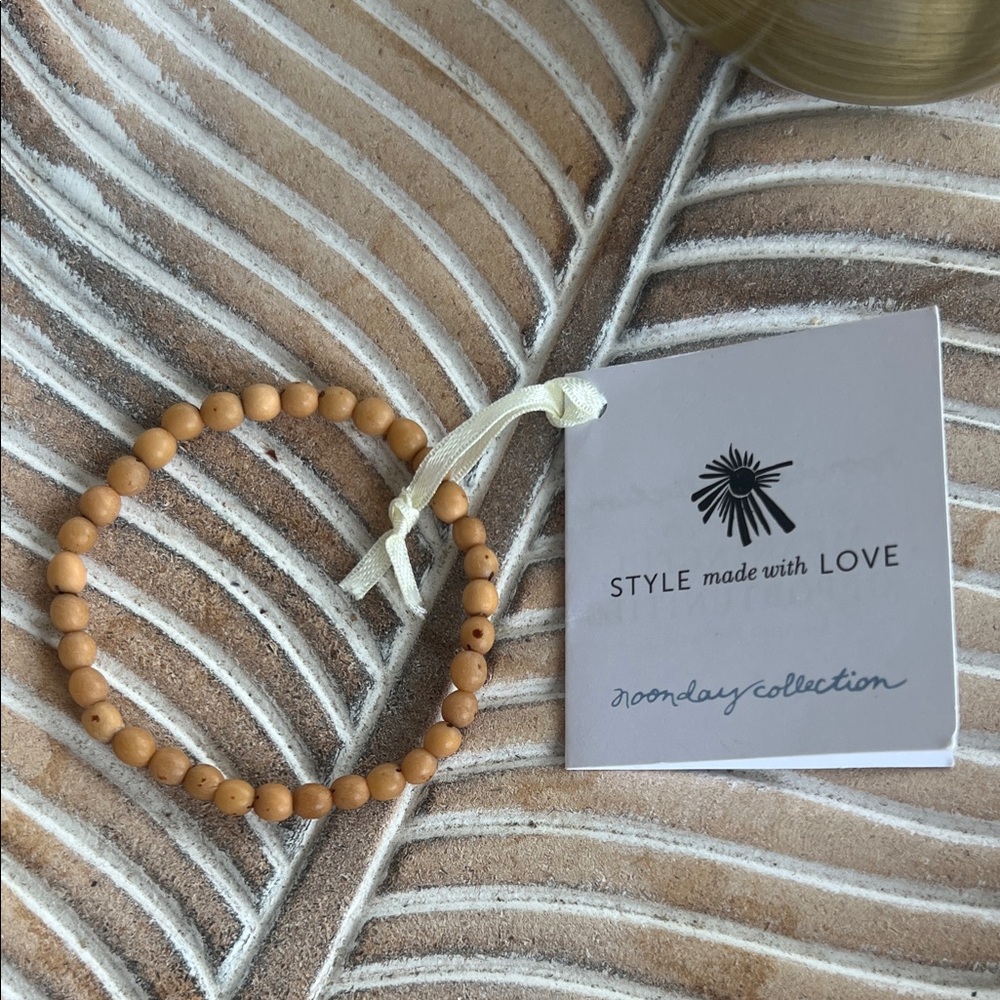 Noonday Collection Hand Beaded Bracelet NWT